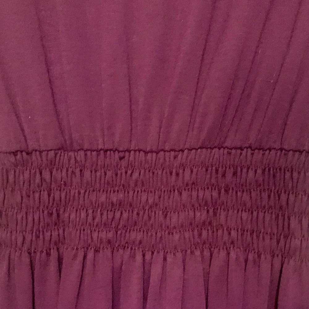 Eggplant Purple Ruffled size Small  Women's Dress NWOT - Picture 5 of 12